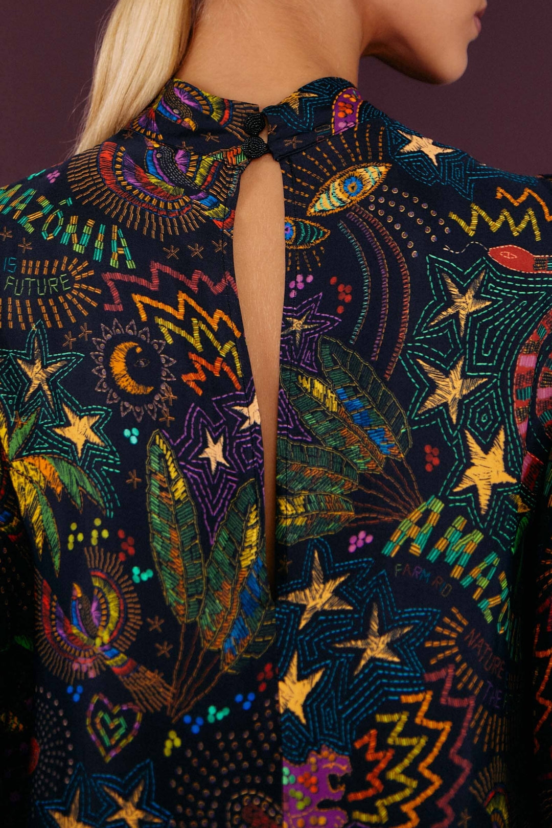 Robe courte Amazonia - Multicolore