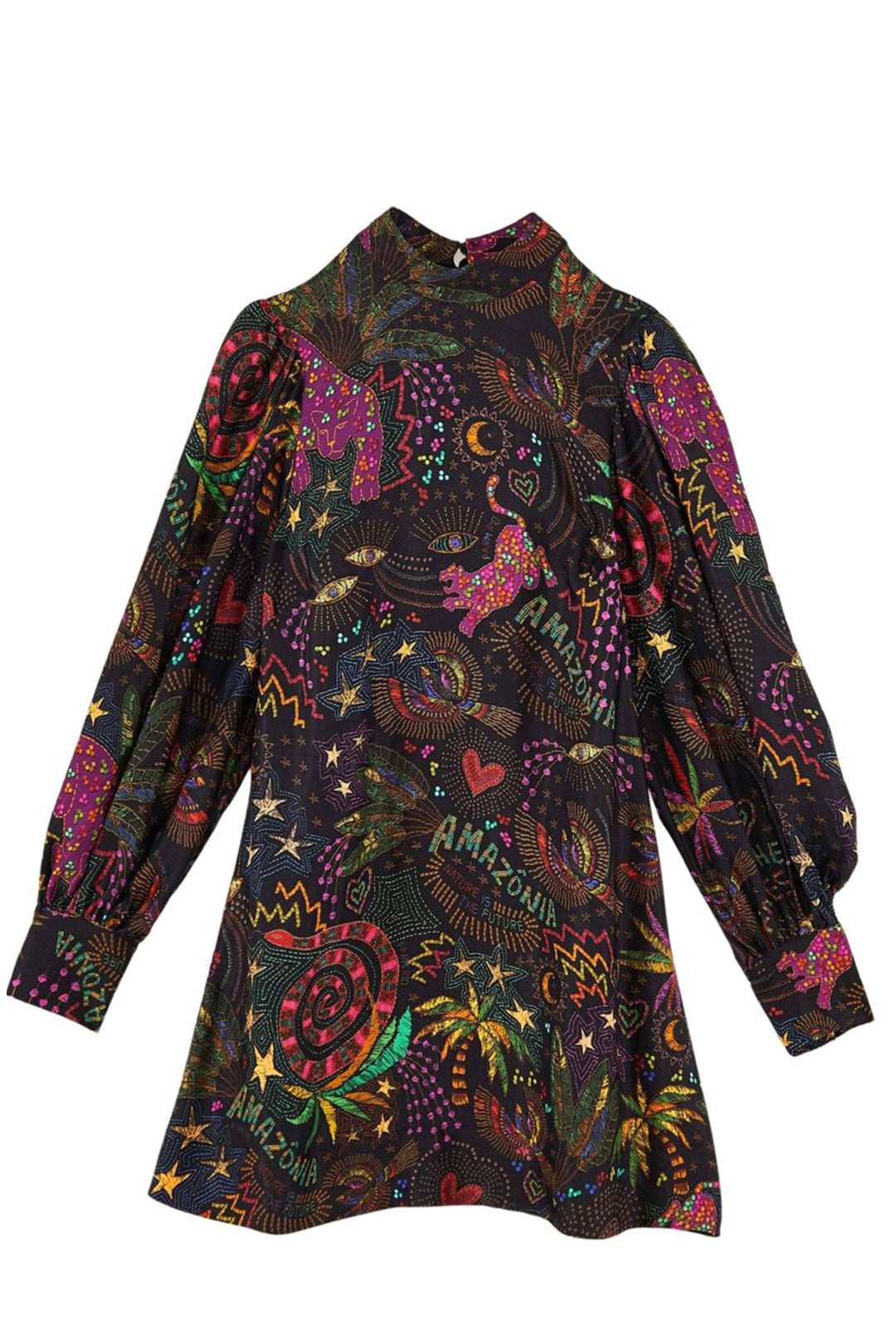 Robe courte Amazonia - Multicolore