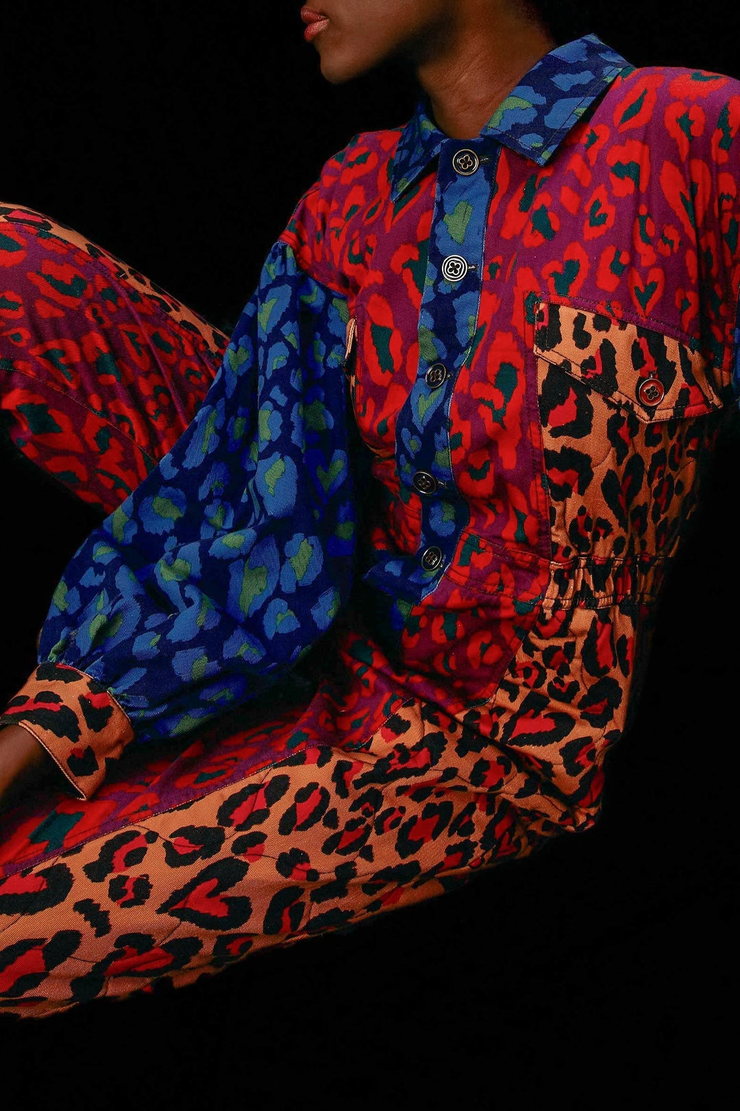 Combinaison Forest Mixed Scarves en coton - Multicolore