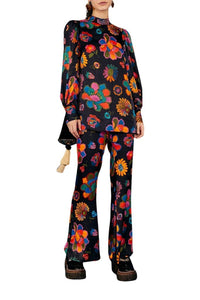 Blouse Jardin de lys - Multicolore