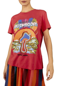 T-shirt Mushroom Amazon en coton - Multicolore