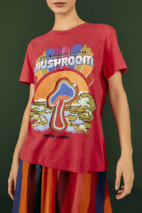 T-shirt Mushroom Amazon en coton - Multicolore
