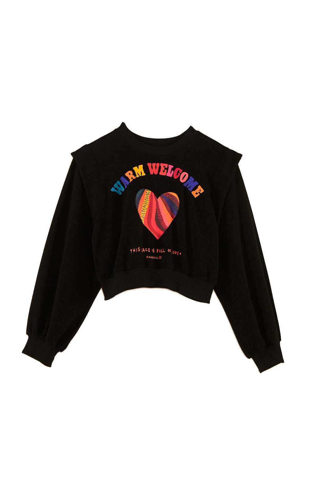 Sweat Warm Welcome en coton - Noir