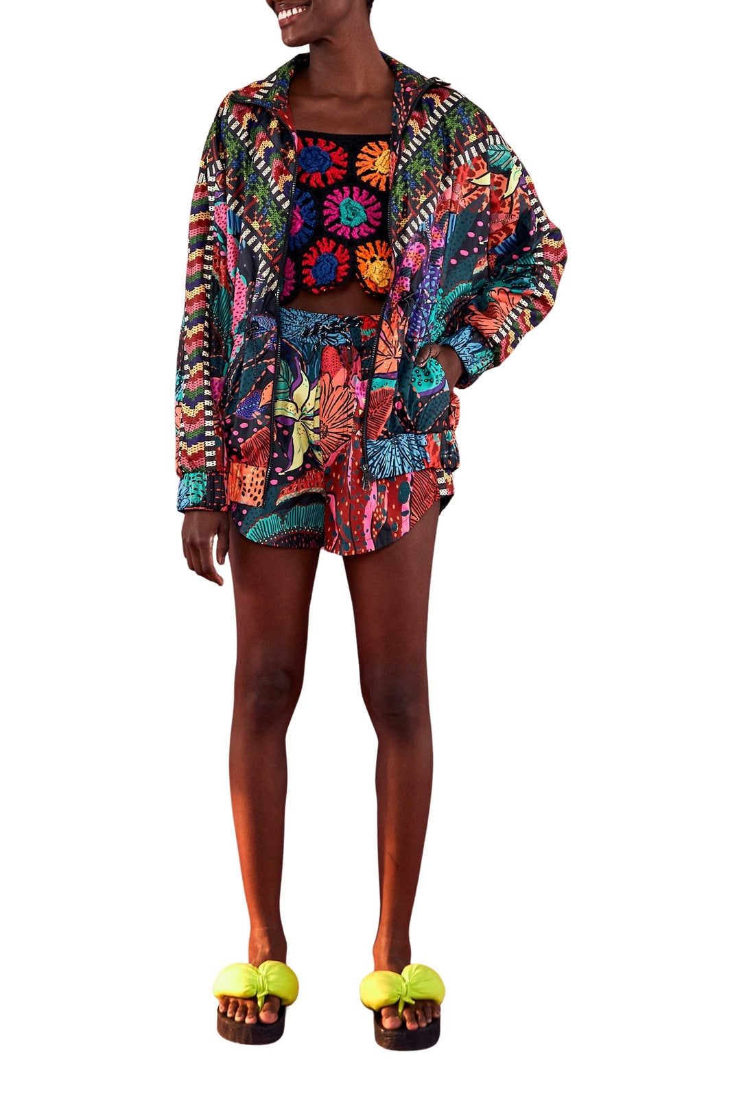 Short Léopard cool - Multicolore