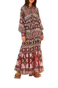 Robe longue Amulette - Multicolore