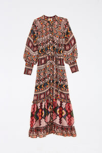 Robe longue Amulette - Multicolore