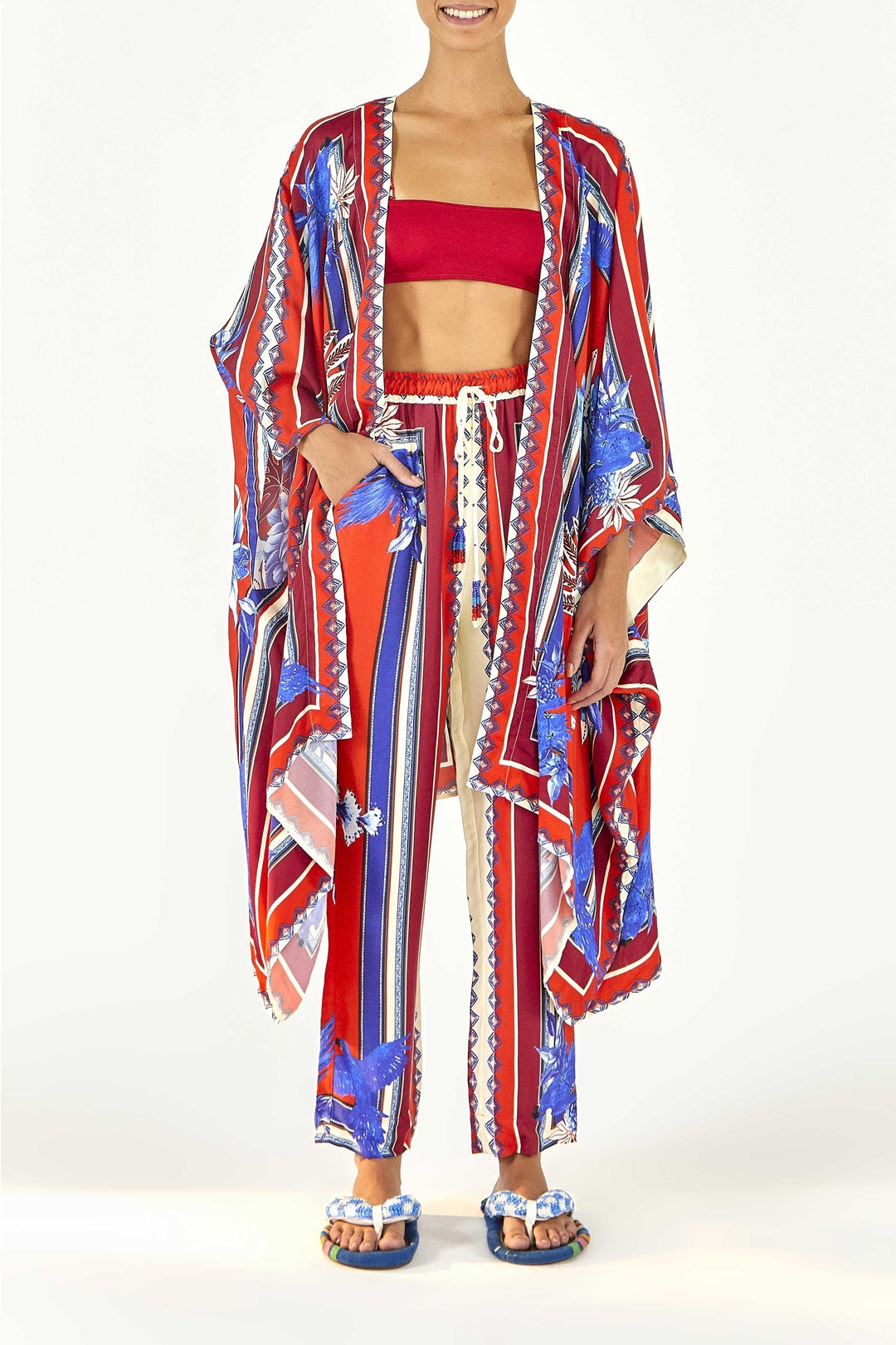 Kimono Macaw - Rouge
