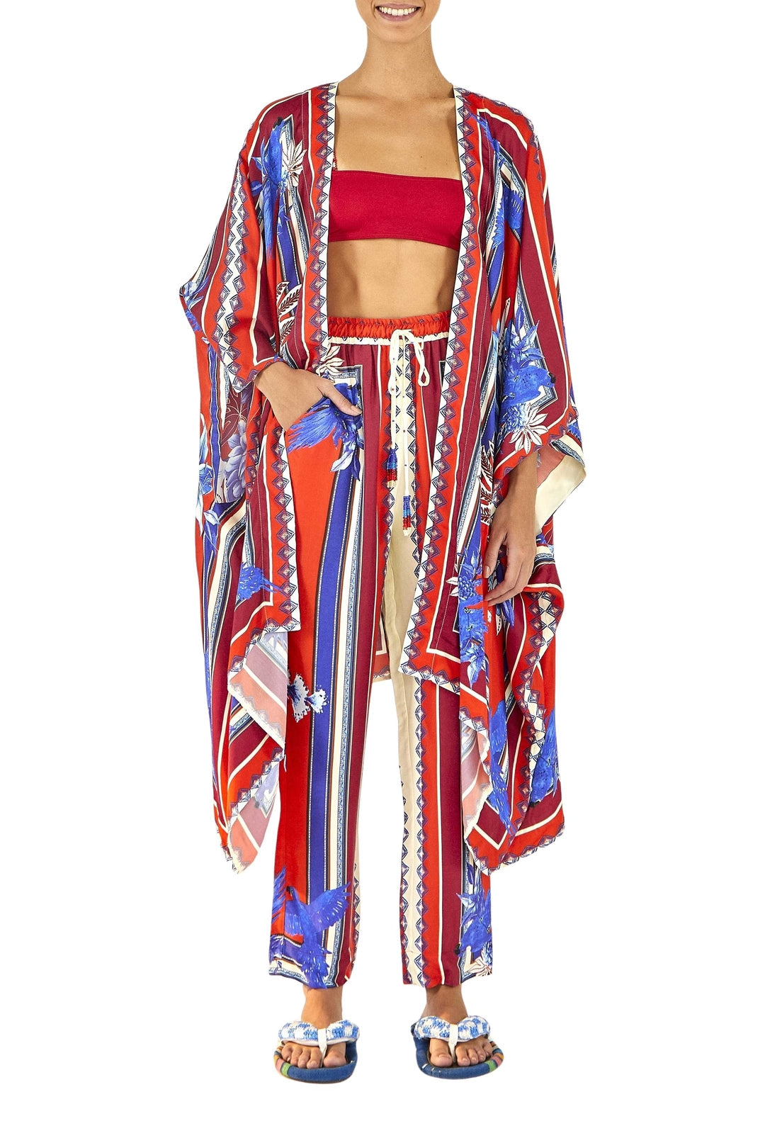 Kimono Macaw - Rouge