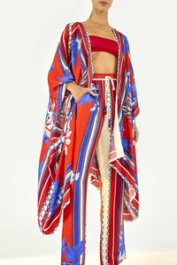 Pantalon Macaw Scarf - Rouge