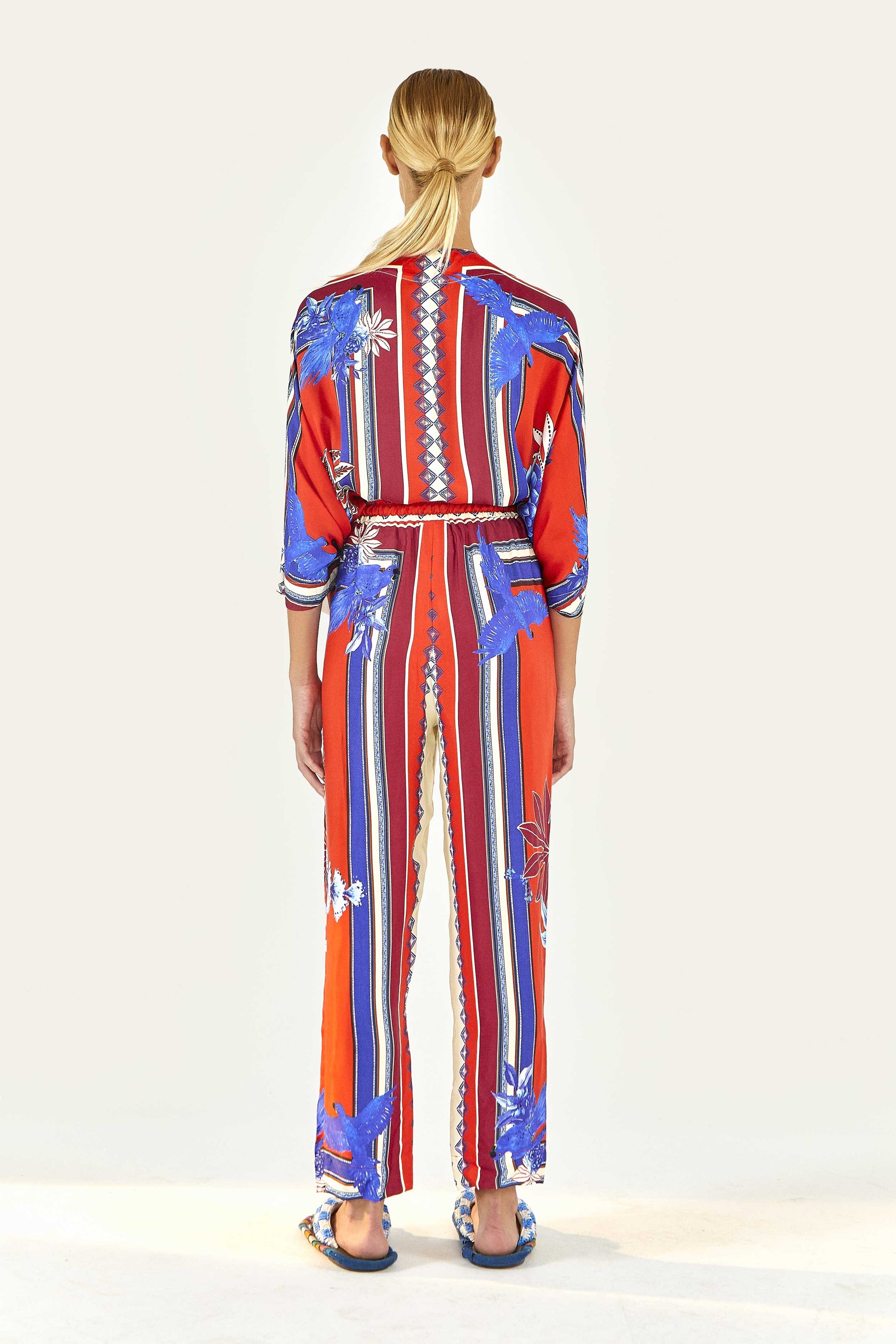 Pantalon Macaw Scarf - Rouge