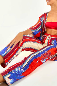 Pantalon Macaw Scarf - Rouge