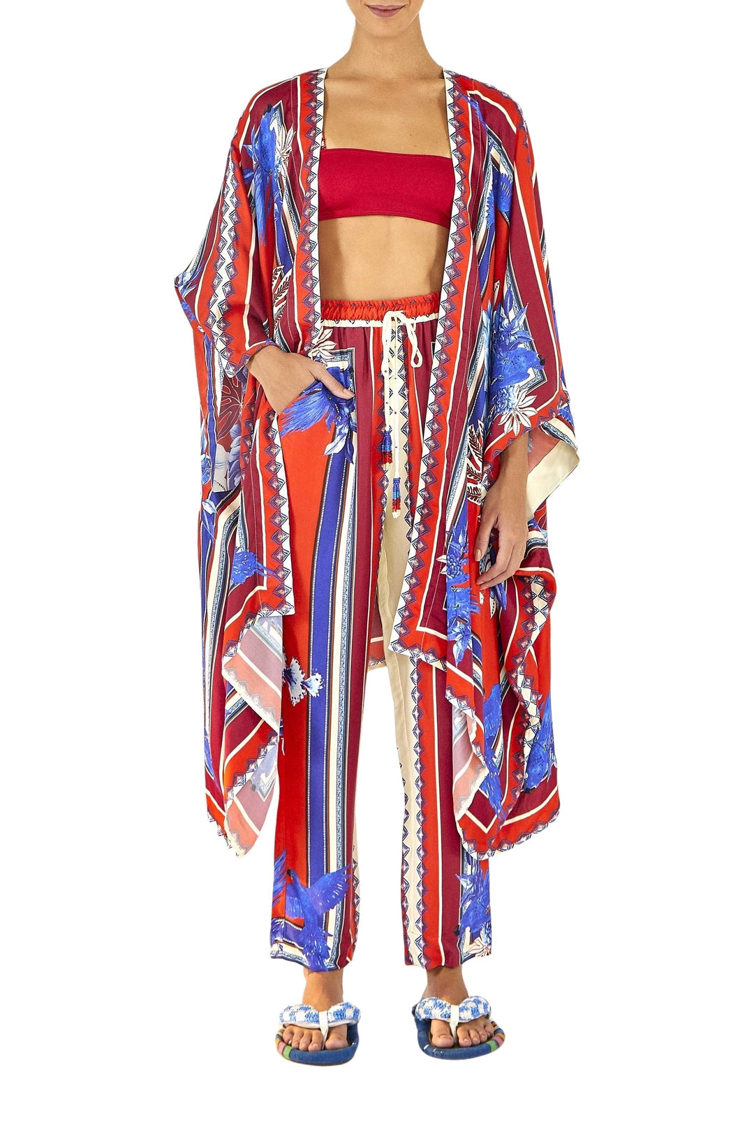 Pantalon Macaw Scarf - Rouge