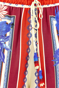 Pantalon Macaw Scarf - Rouge