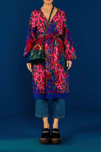 Cardigan Forest Léopard Pop - Multicolore