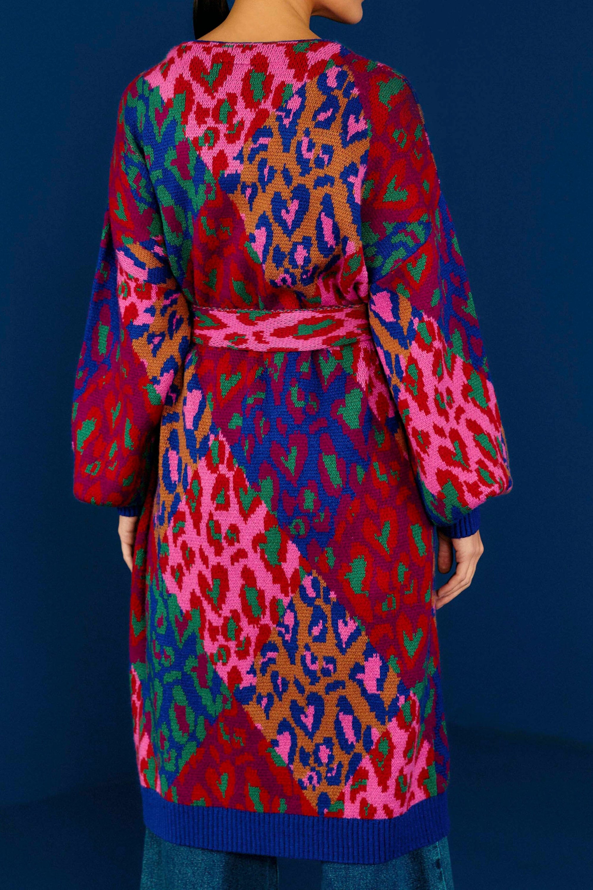 Cardigan Forest Léopard Pop - Multicolore