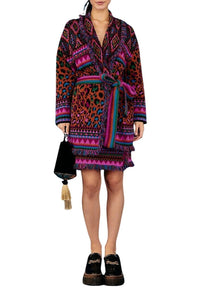 Cardigan Ainika ceinturé - Multicolor