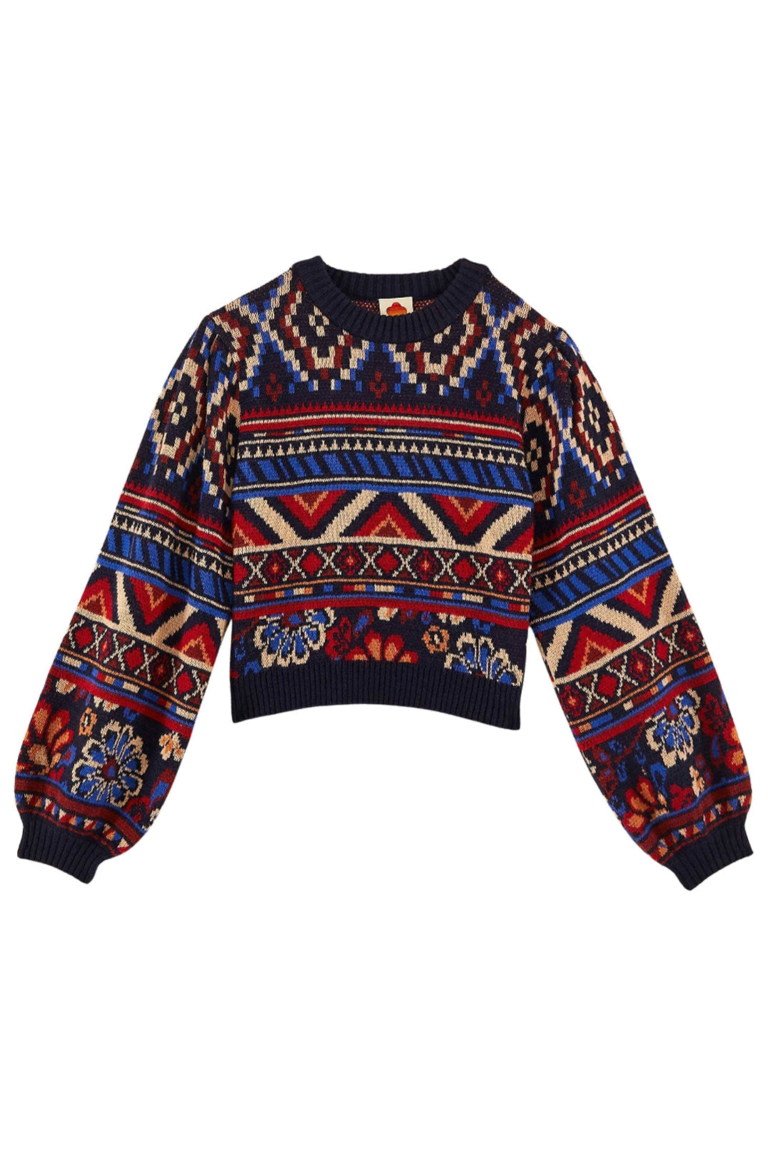 Pull Ainika Tapestry - Bleu