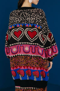 Cardigan Ainika à éléments graphiques - Multicolore
