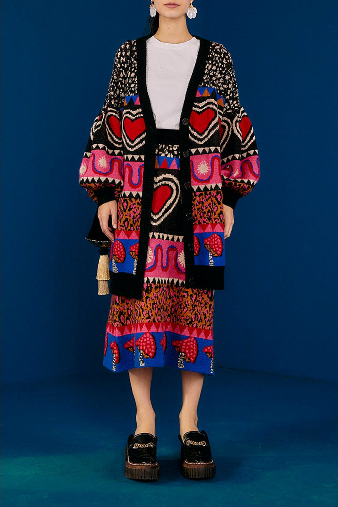 Cardigan Ainika à éléments graphiques - Multicolore