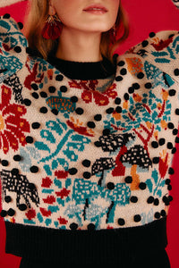 Pull Mushroom Forest - Multicolore
