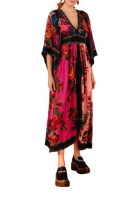 Robe longue Flower Scarves - Multicolore