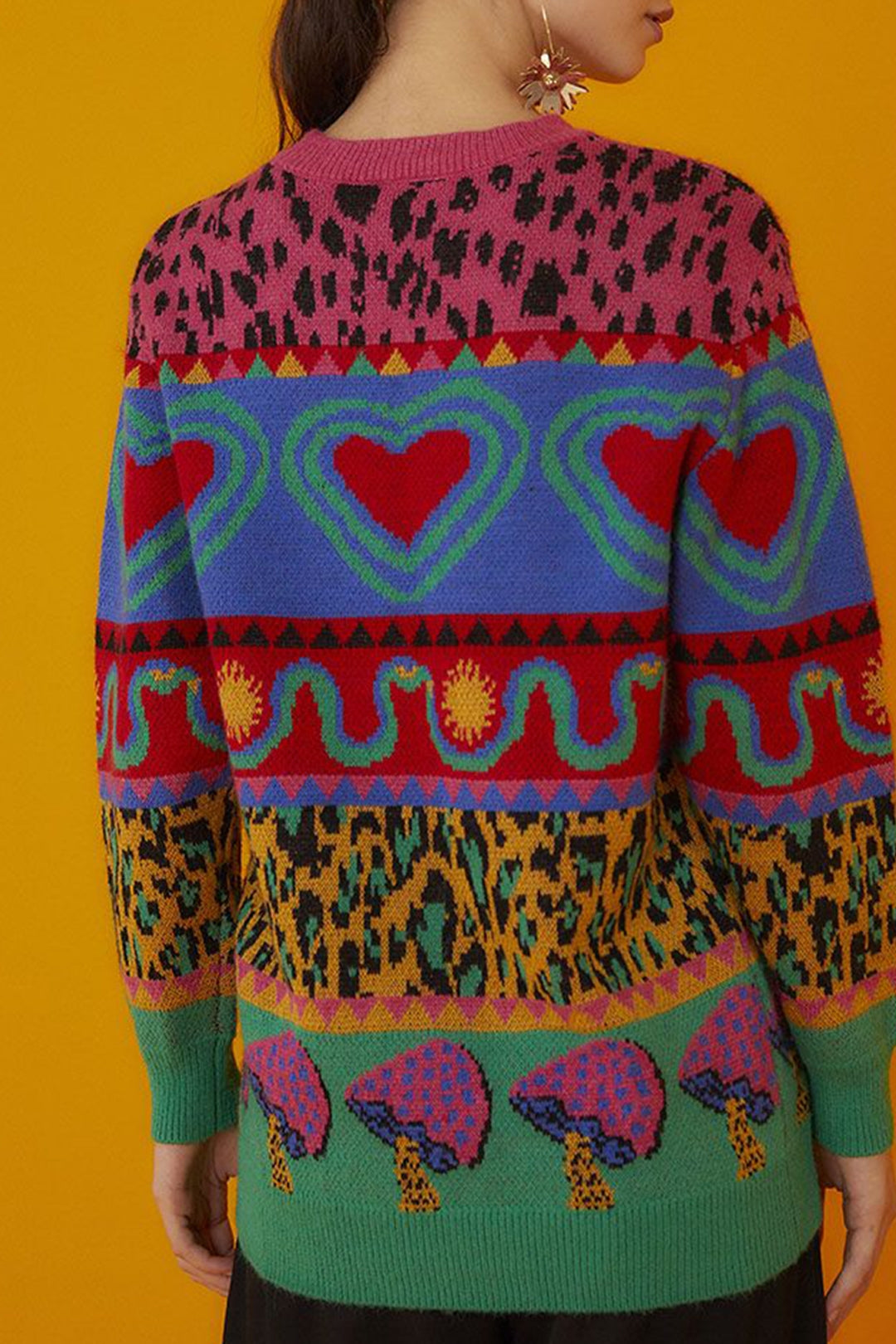 Pull Ainika à éléments graphiques - Multicolore