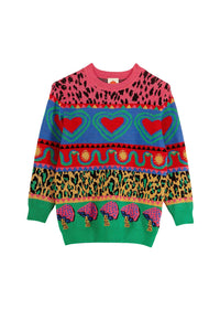 Pull Ainika à éléments graphiques - Multicolore