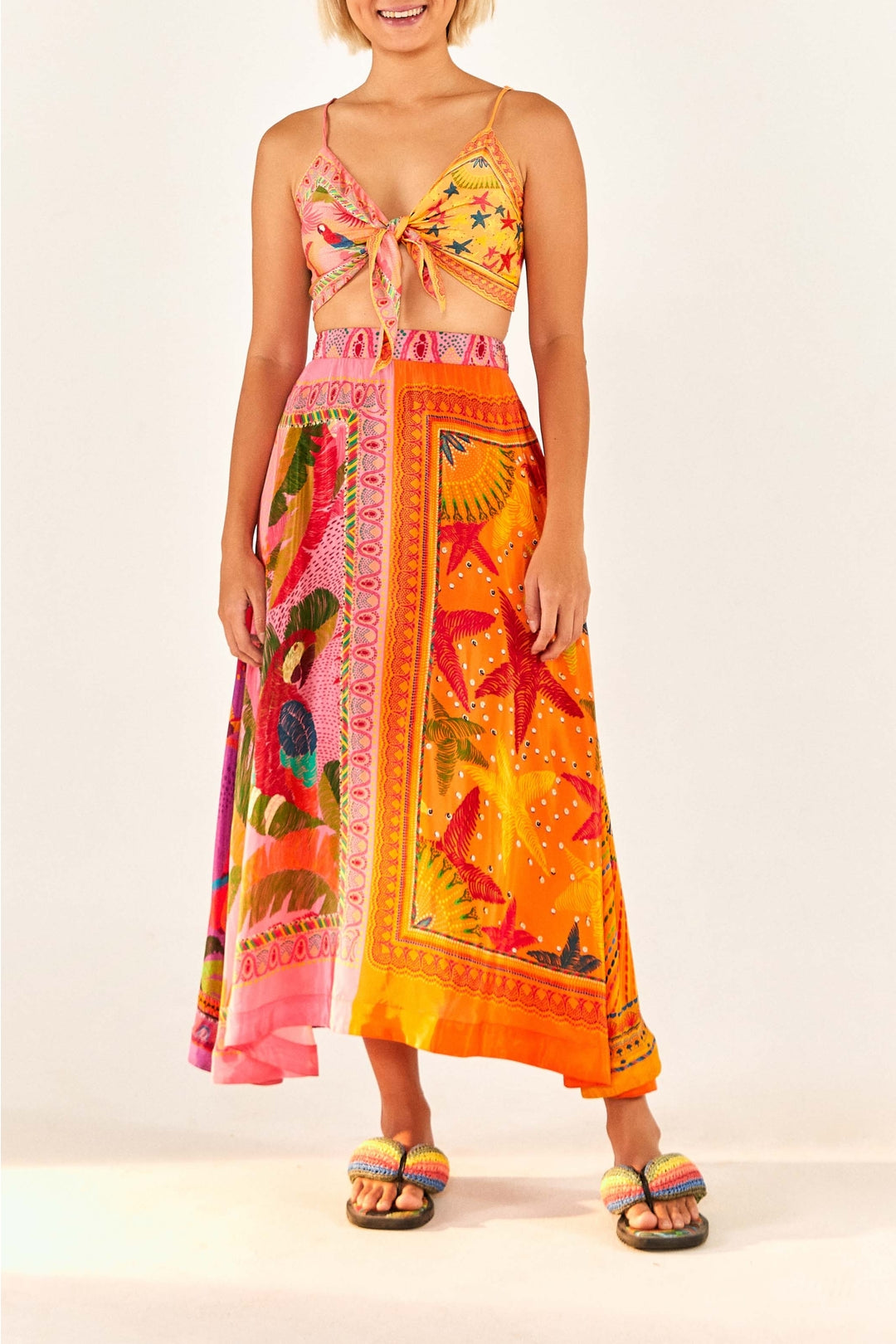 Top Mixed Scarves - Multicolore