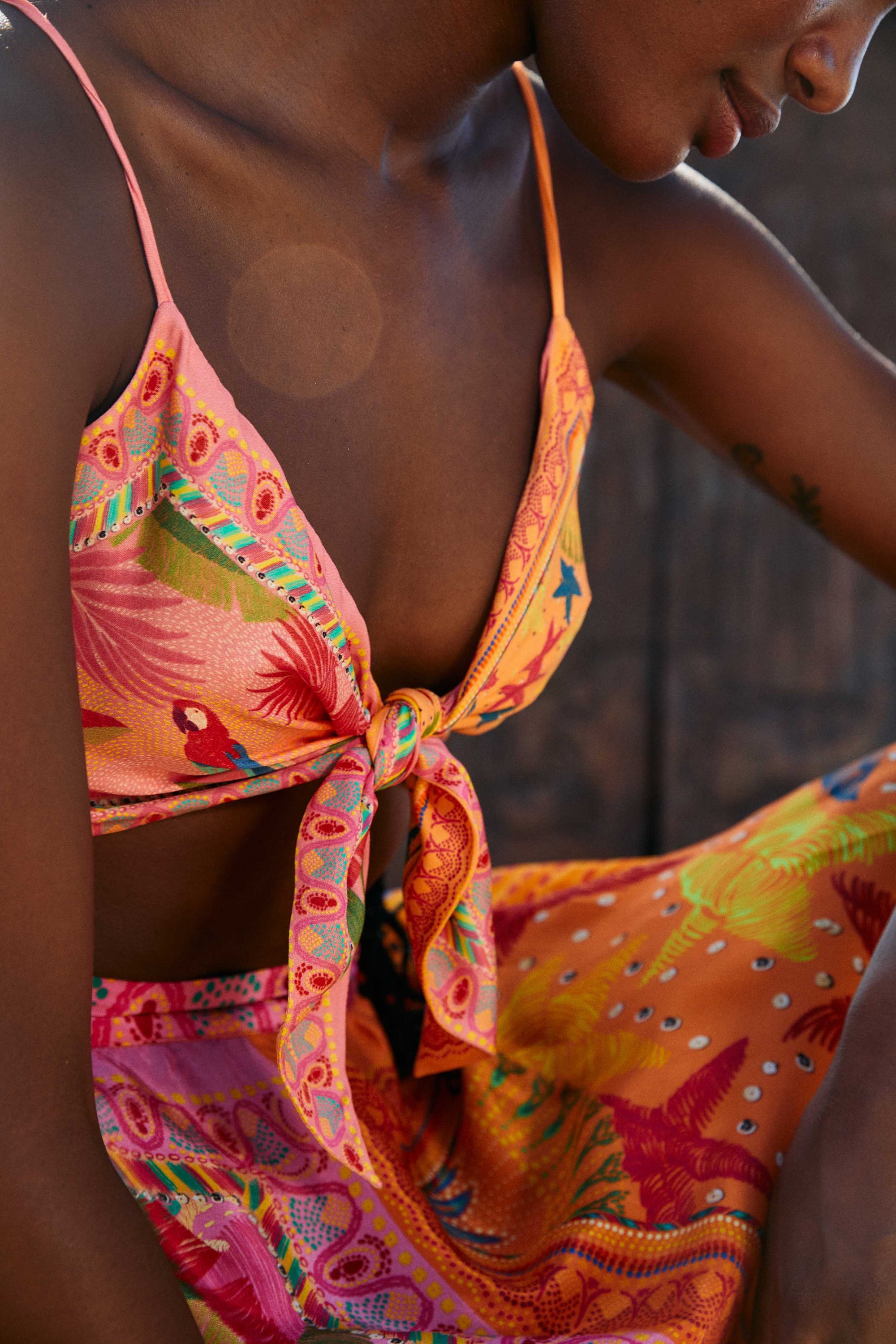 Top Mixed Scarves - Multicolore