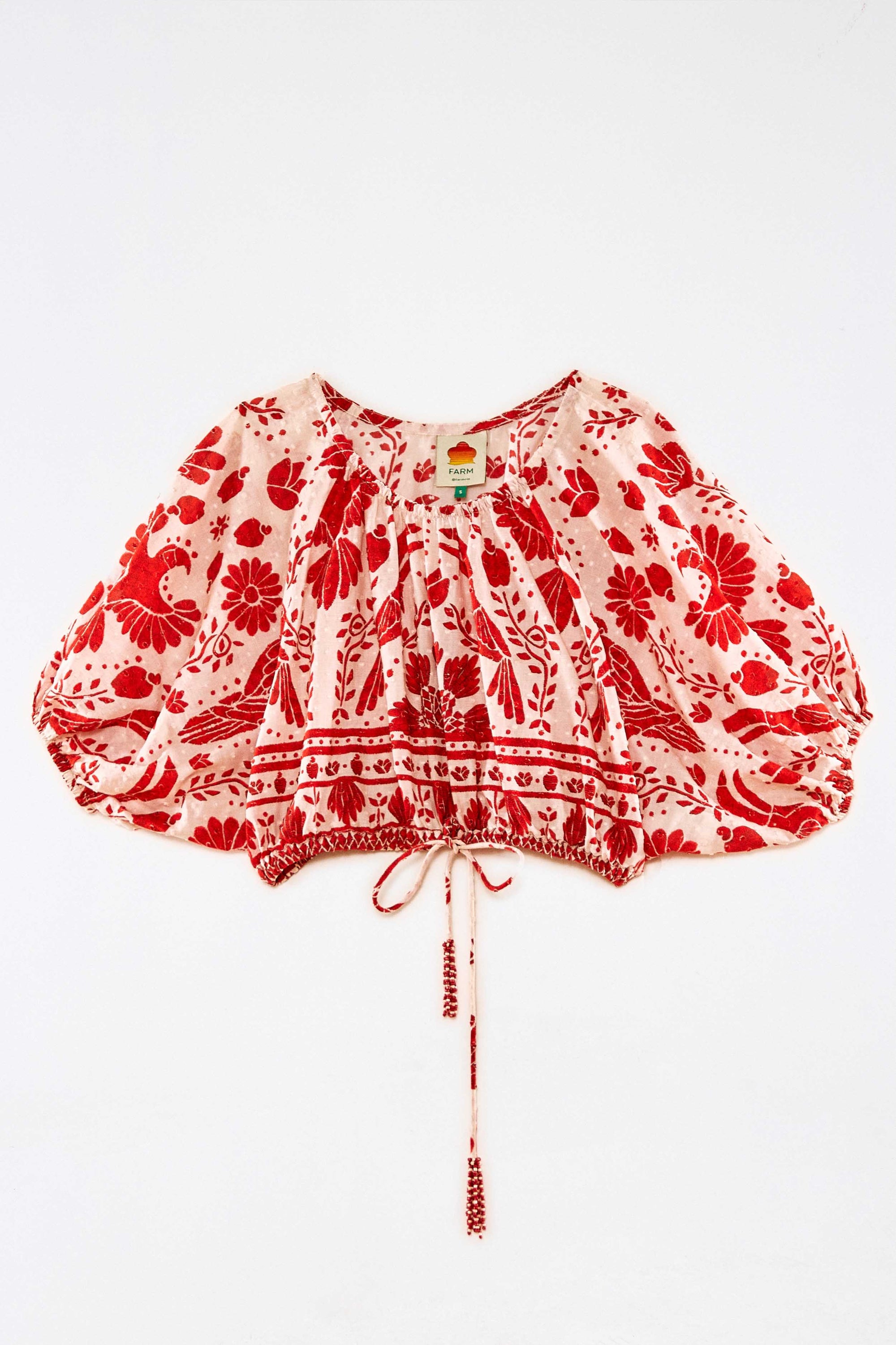 Top Jungle Flow en coton - Multicolore