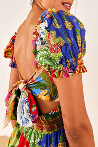 Robe longue Sunny Mix - Multicolore