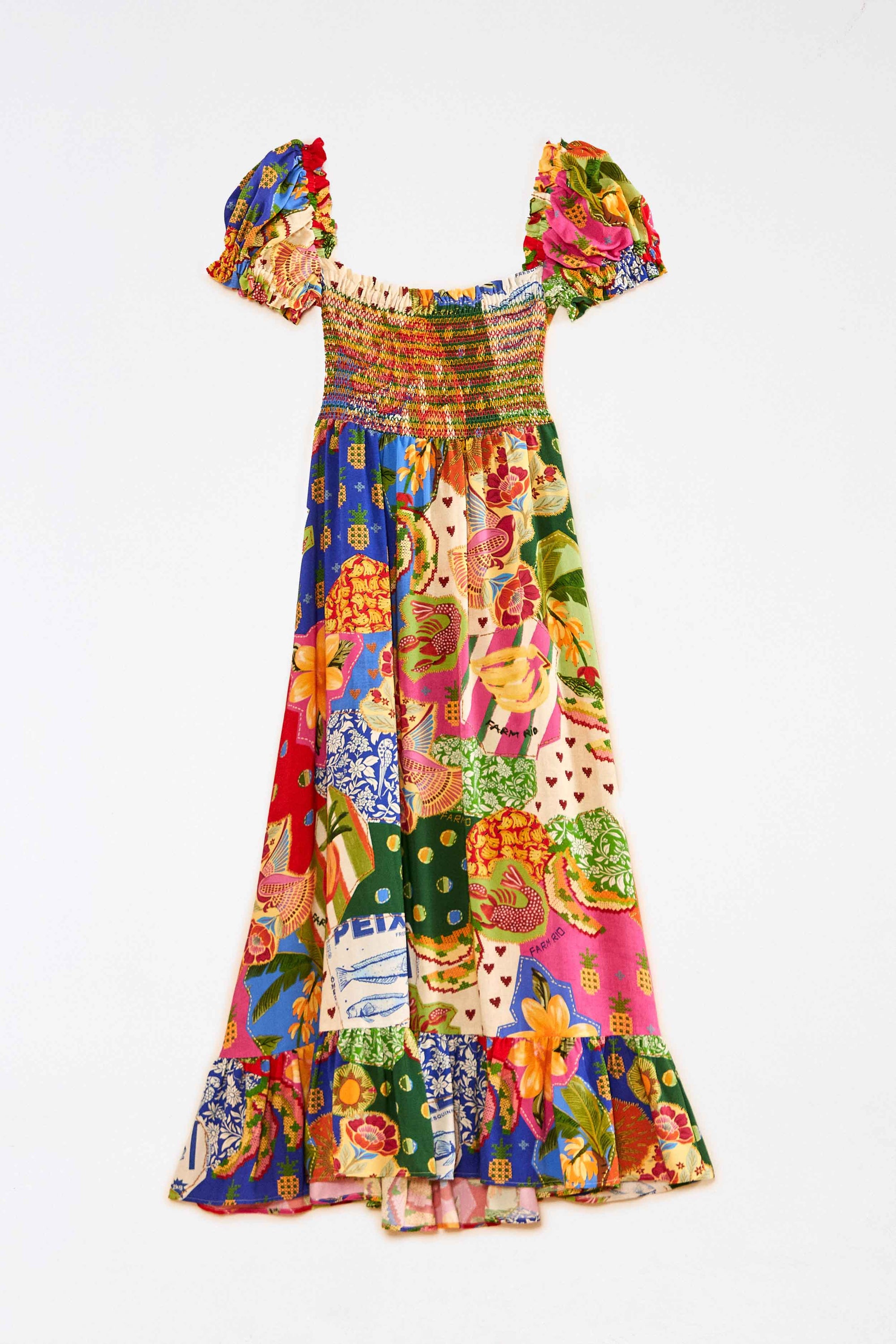 Robe longue Sunny Mix - Multicolore