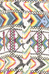 Robe midi Amulette en lin - Multicolore