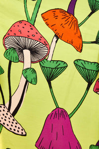 Jupe midi Champignons - Multicolore