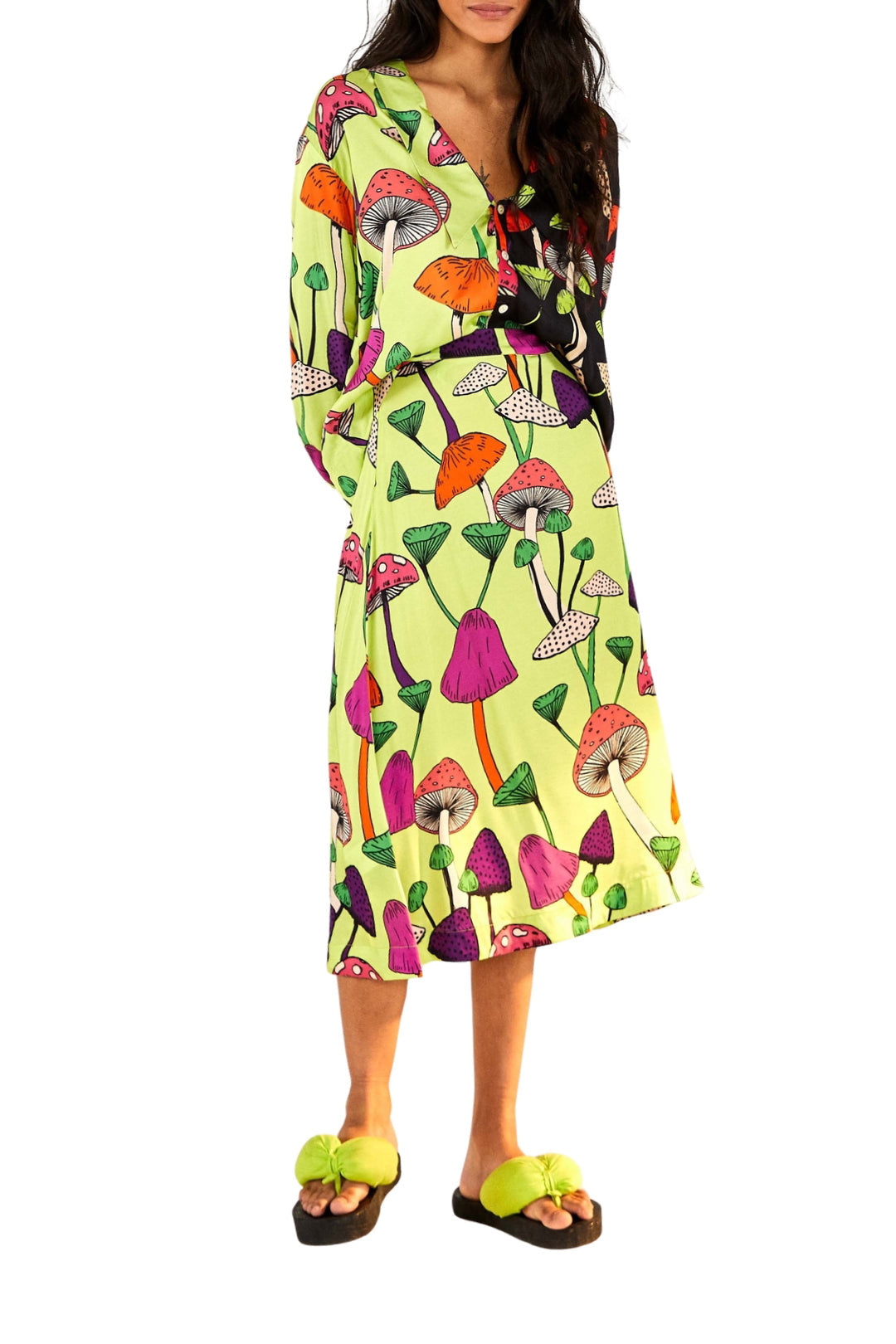 Chemise Mushrooms - Vert