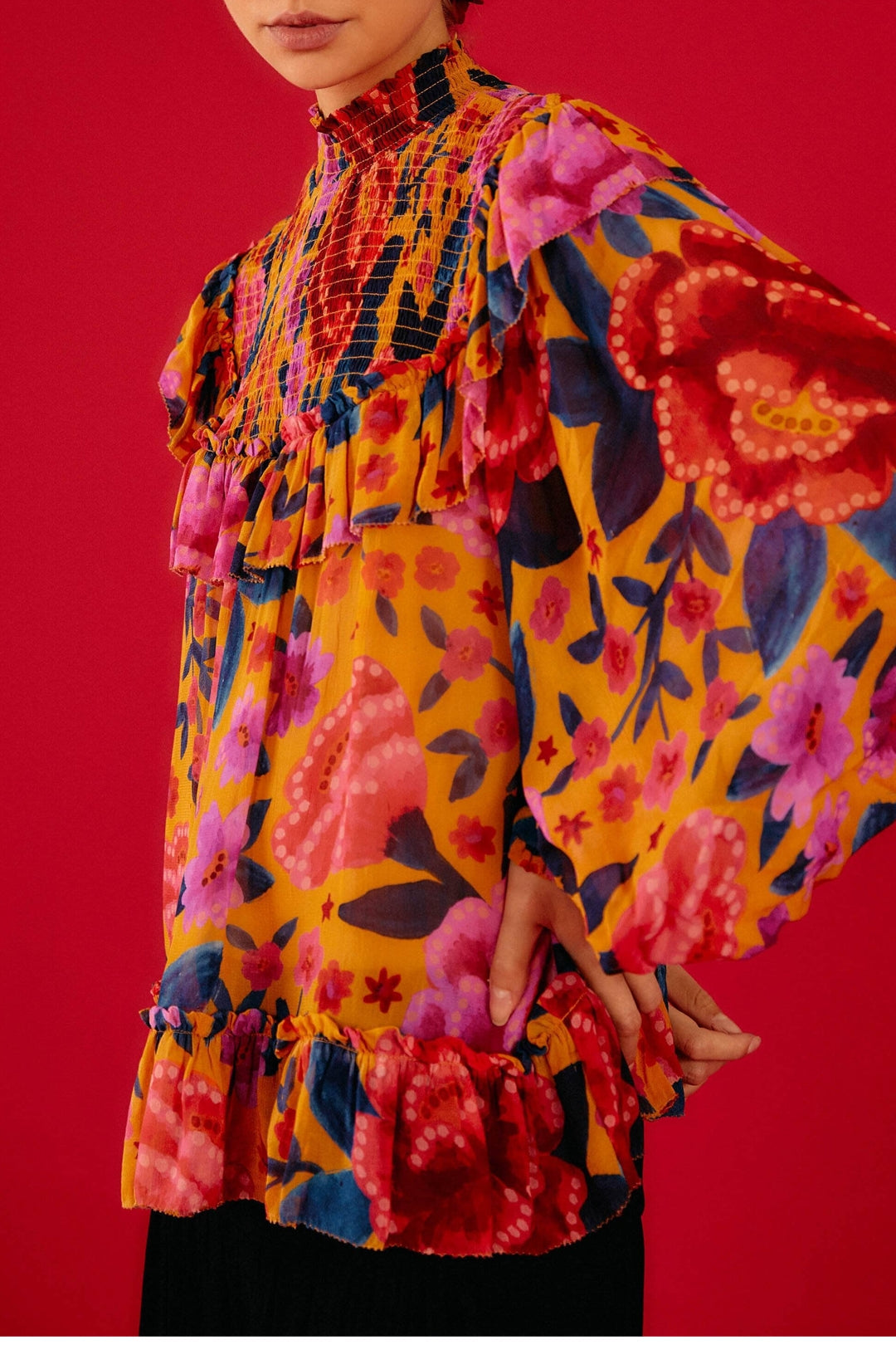 Blouse Floral Dream - Multicolore