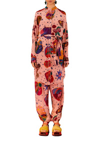 Pantalon Dream Collage - Rose
