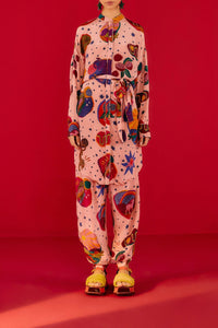 Pantalon Dream Collage - Rose