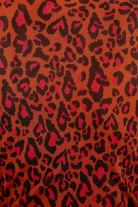 Blouse Leopard Pop en tulle - Marron