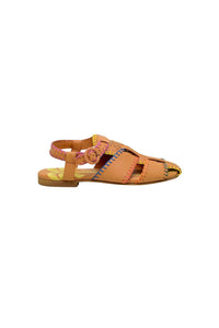 Sandales à motif palmier - Orange
