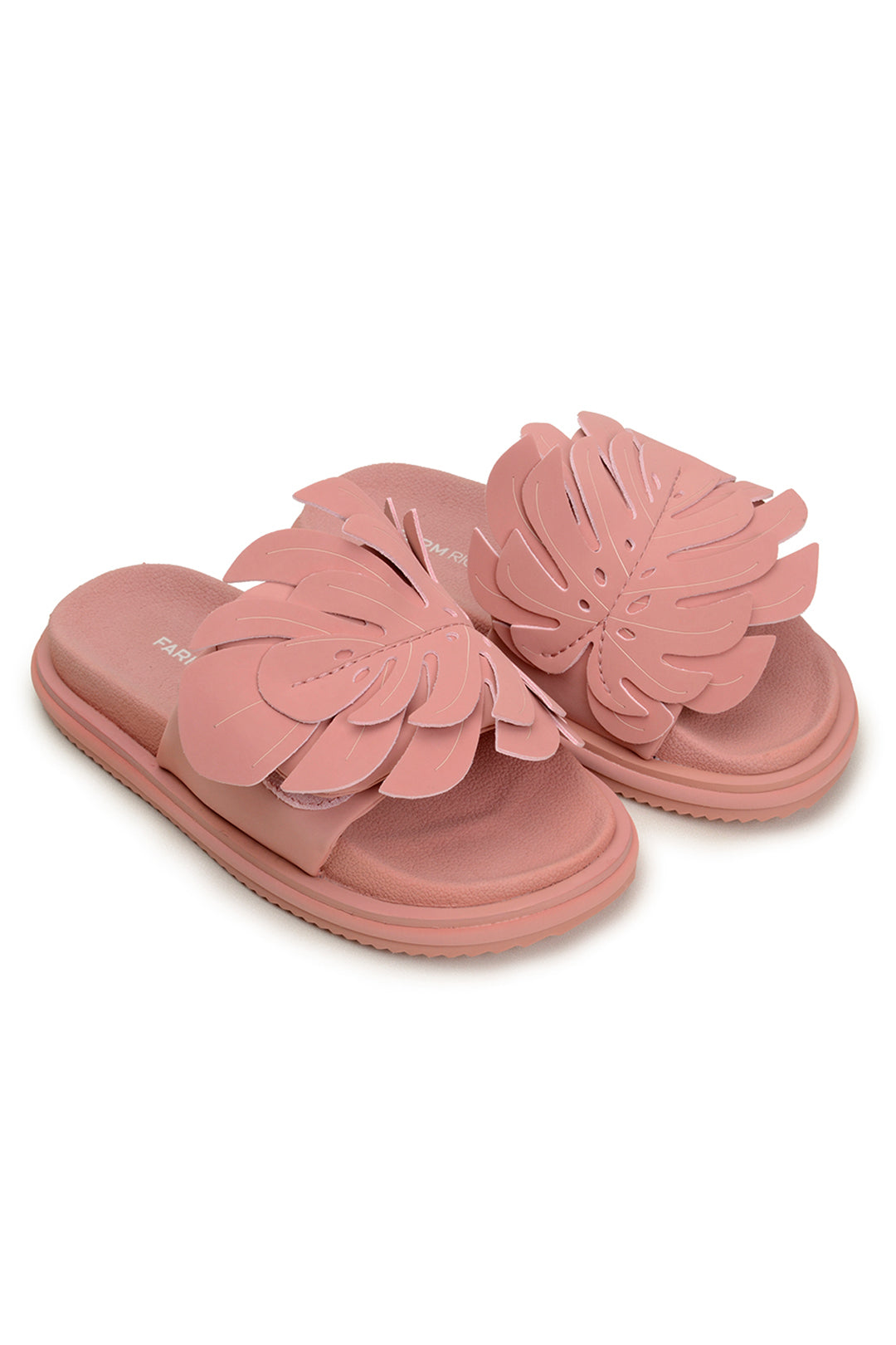 Mules Monstera à empiècement - Rose