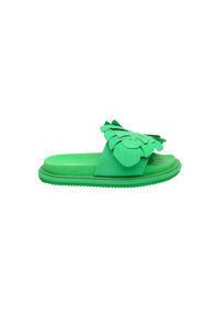 Mules Monstera à empiècement - Vert