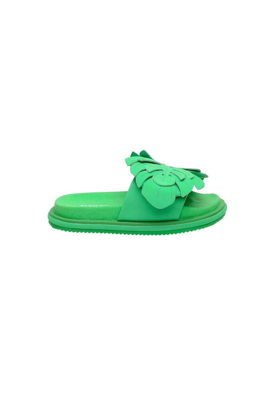 Mules Monstera à empiècement - Vert