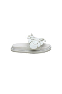 Mules Monstera à empiècement - Blanc
