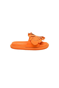 Mules Monstera à empiècement - Orange