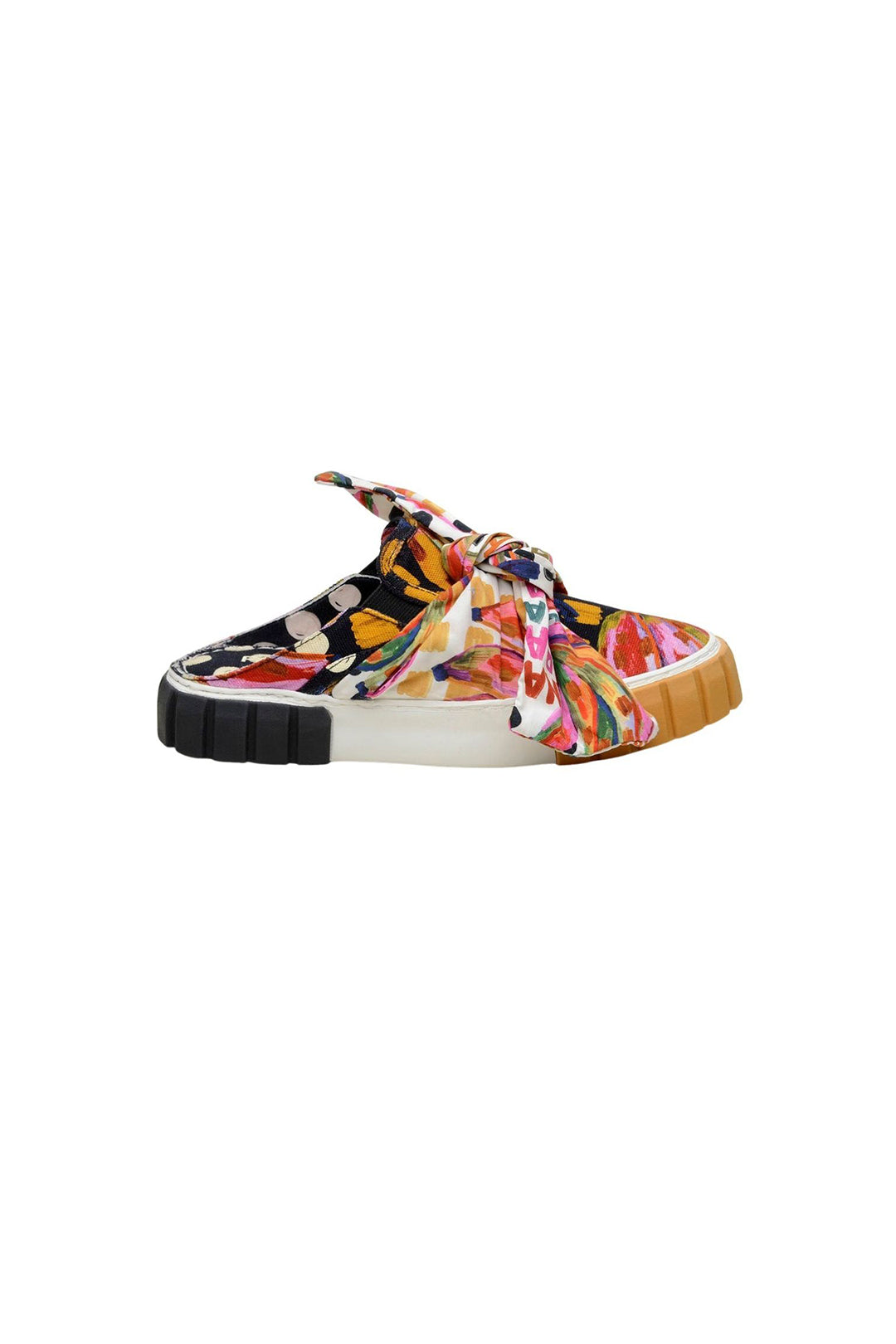Baskets mules Bananatic avec nœud en coton - Multicolore
