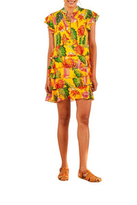 Robe courte Beaks & Bananas - Jaune