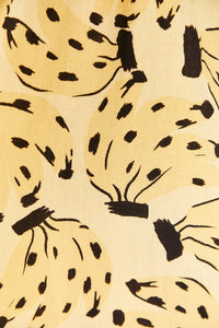 Robe midi Banana bossa en lin - Jaune
