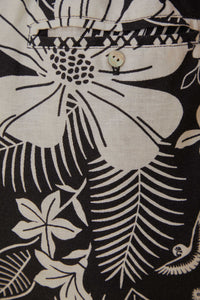Short Macaw Elegance en lin - Noir