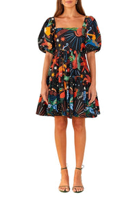 Robe courte Zodiac en coton - Multicolore